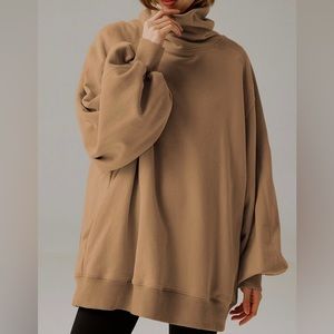 Nap small boxy turtleneck sweatshirt